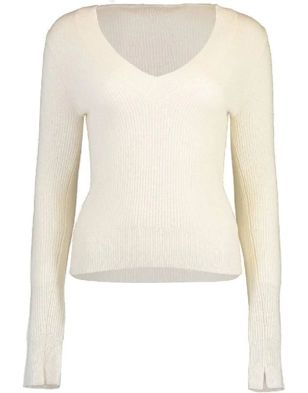 Pierce Cashmere  V Neck Sweater