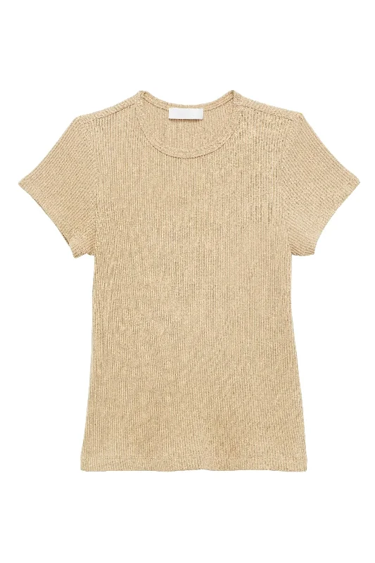 Yael Fitted Ribbed T-Shirt