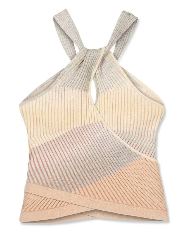 Marla Striped Twist Tank Top