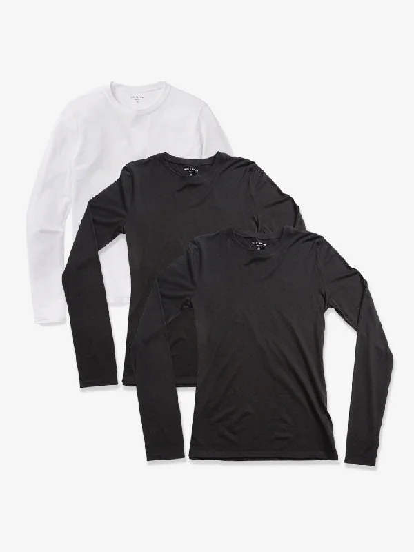 Long Sleeve Crew Tee Marcy 3-Pack