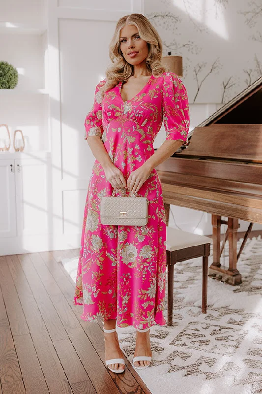 Chateau Brunch Floral Maxi Dress