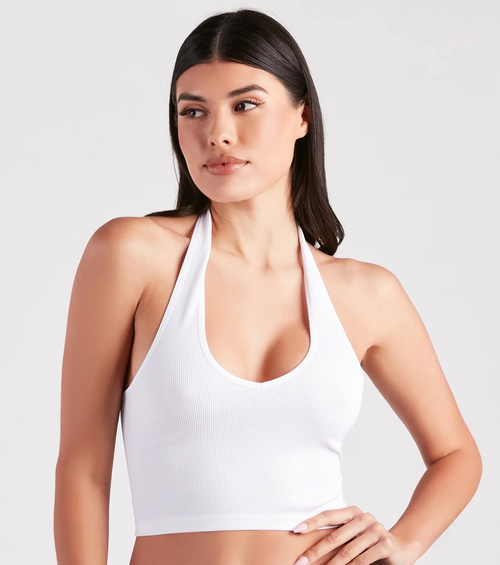 Love To Lounge Seamless Halter Bra Top