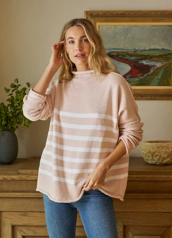 Monterey Rolled Funnel Neck Sweater