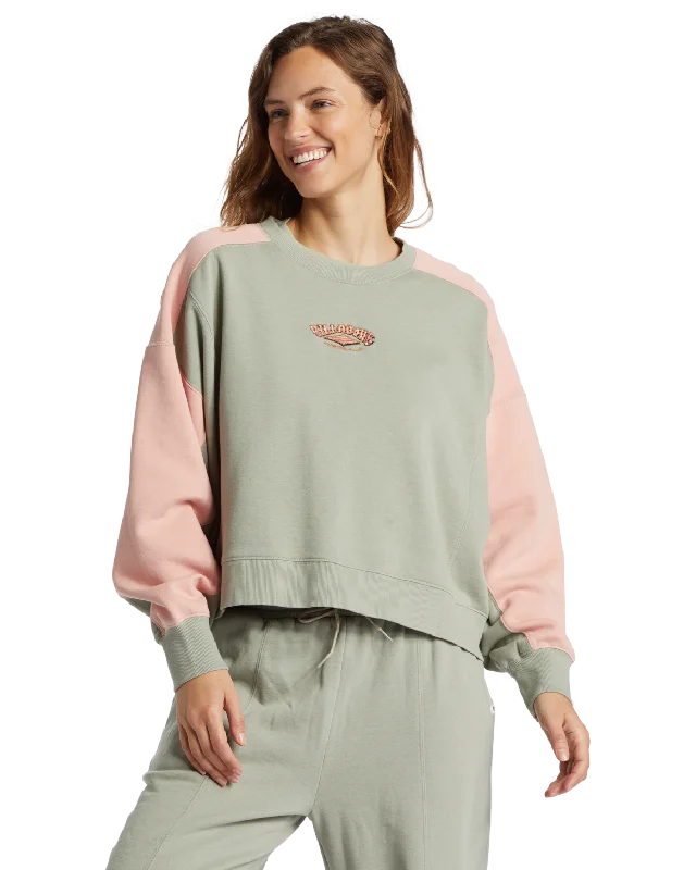 Hike Date Sweatshirt in Seagrass