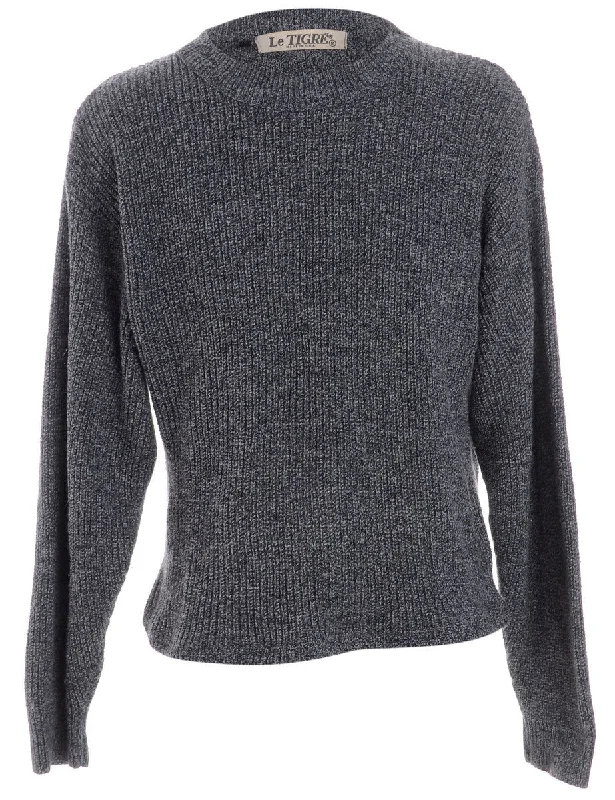 Label Shaun Straight Hem Heavy Knit Jumper