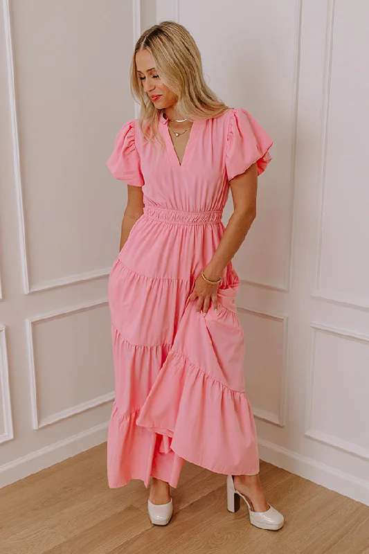 Simply Sweet Maxi Dress in Pink