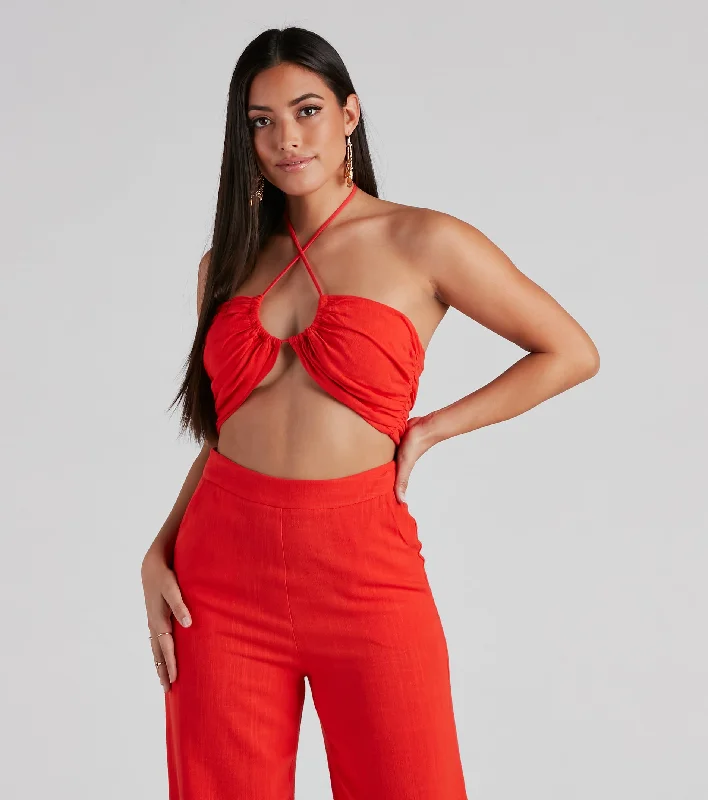 Worth It Linen Tube Top