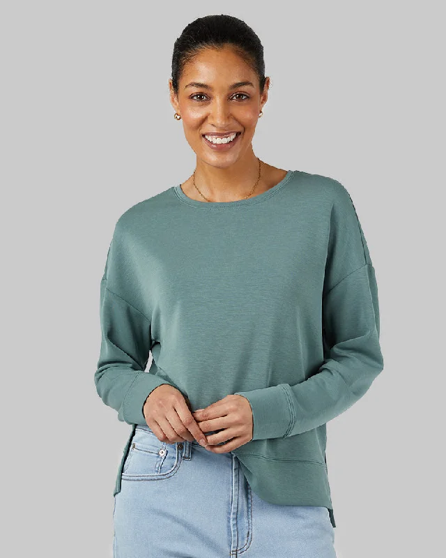 WOMEN'S PRIMA LUXE LONG SLEEVE CREW TOP