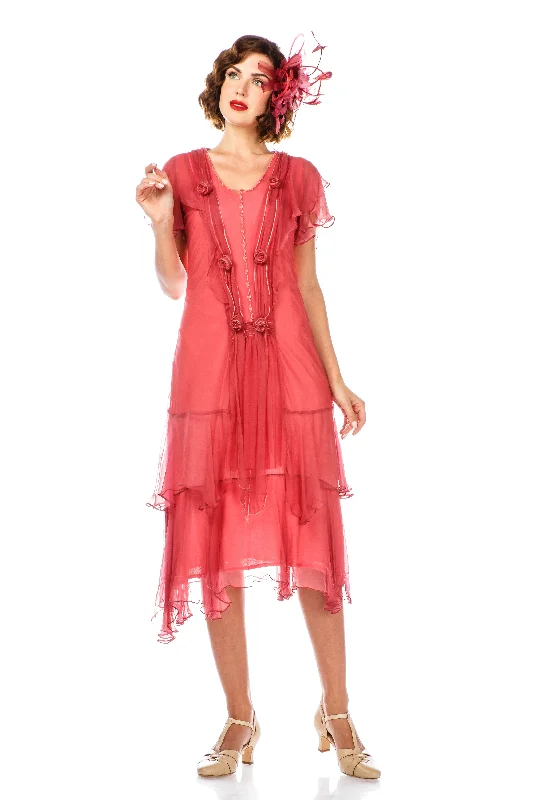 1920s Style Dress in Rose by Nataya