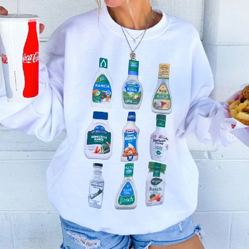 'Ranch Bottles' Crewneck Sweatshirt