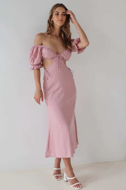 Mirabella Midi Dress - Pink