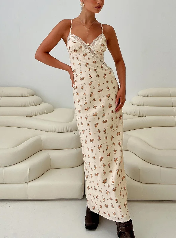 Madeleine Lace Maxi Dress Multi Floral