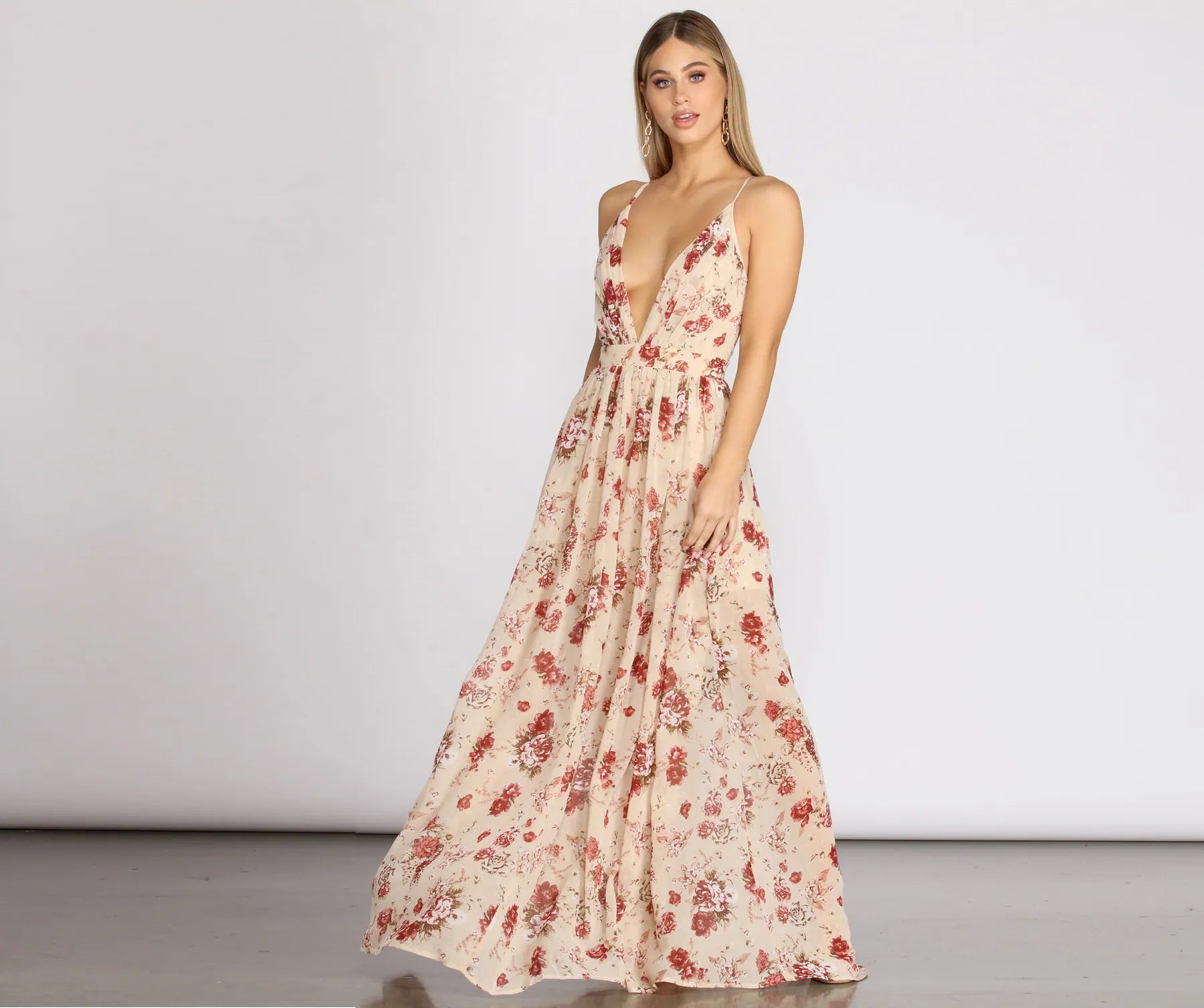 Lydia Floral A-Line Dress