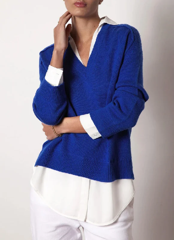 V Neck Layered Looker Sweater