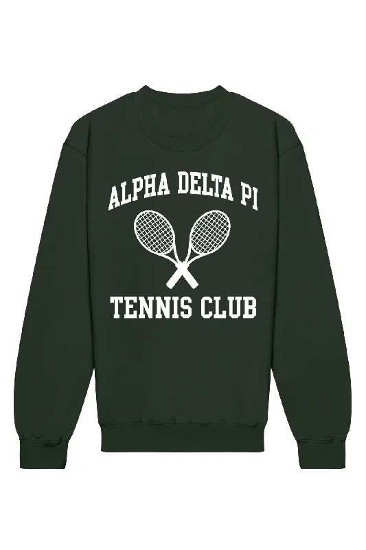 Alpha Delta Pi Tennis Club Crewneck Sweatshirt