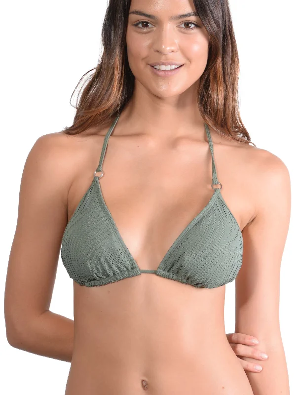 Santorini D-E Cup Triangle Bikini Top | 3 Colours