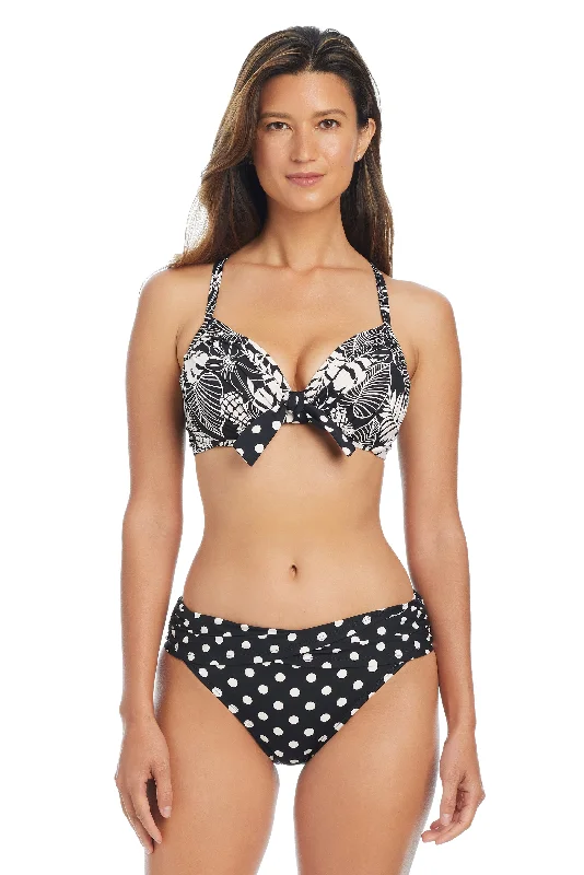 Double Trouble Tie Front D-DD Cup Bikini Top