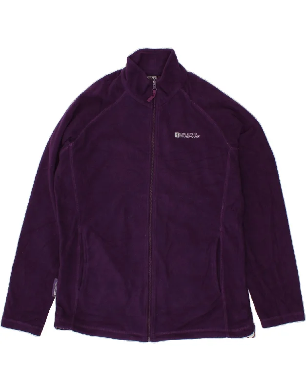 MOUNTAIN WAREHOUSE Womens Fleece Jacket UK 14 Large Purple