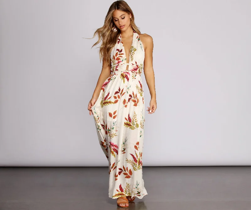 Braid For Shade Maxi Dress