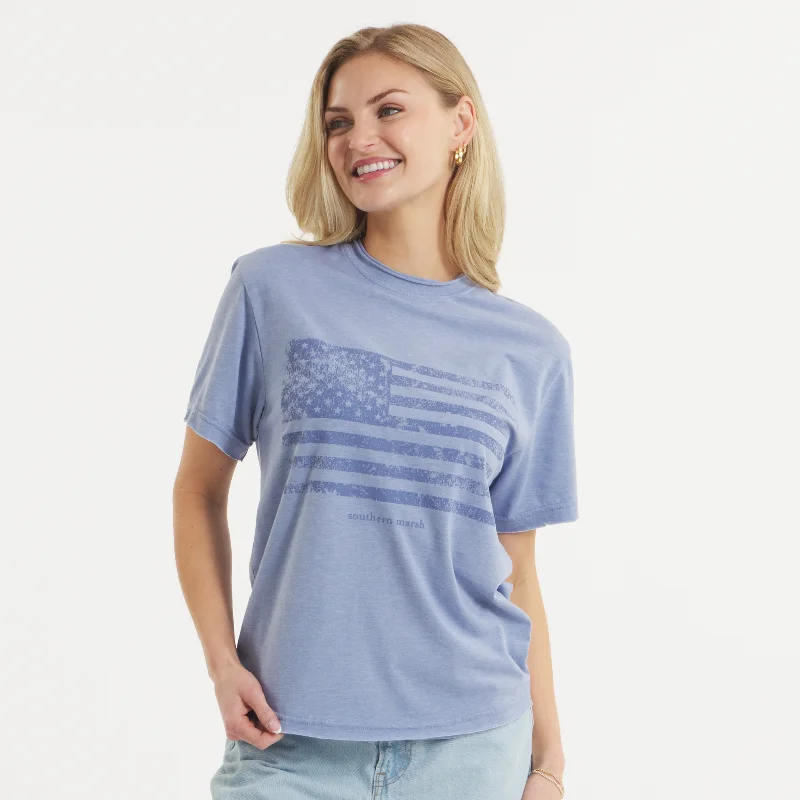 Olivia Vintage Tee - Flag