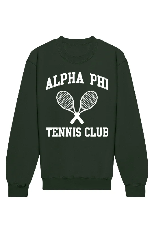 Alpha Phi Tennis Club Crewneck Sweatshirt