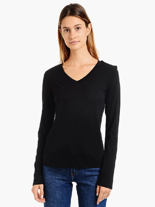 Long Sleeve V-Neck Tee Marcy