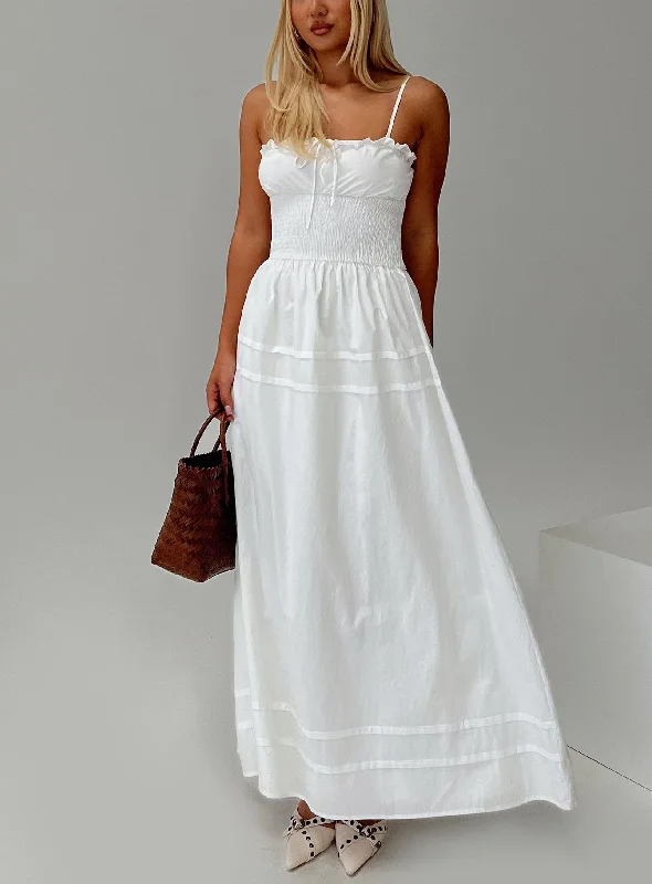 Americas Sweetheart Maxi Dress White