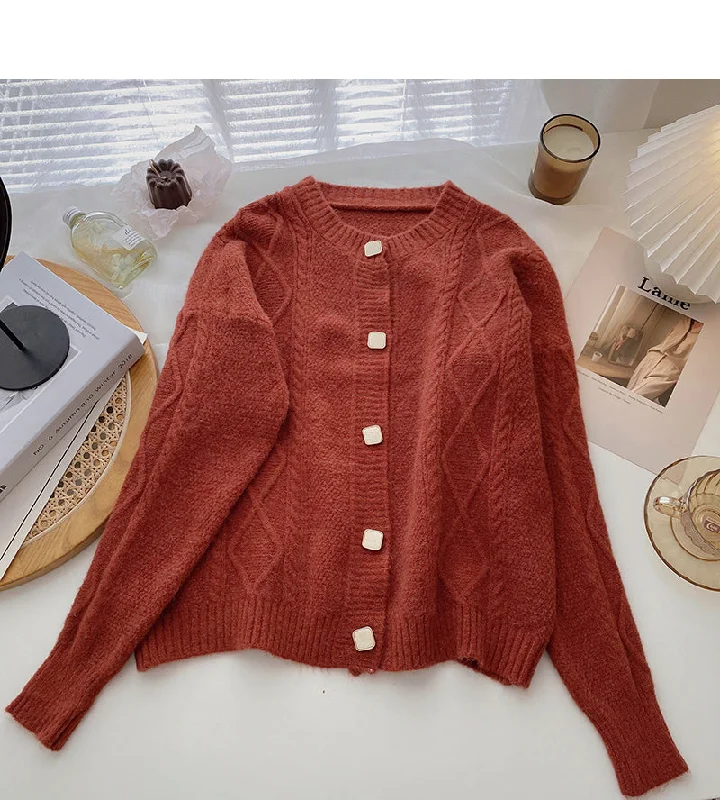 Single breasted Vintage sweater cardigan  5999