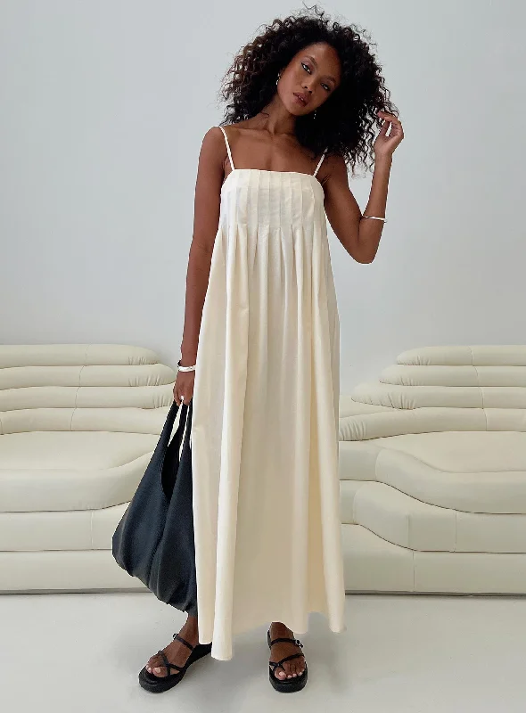 Frankye Maxi Dress Cream