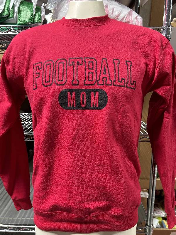 Football Mom Crewneck Sweatshirt** Black Ink - Final Sale